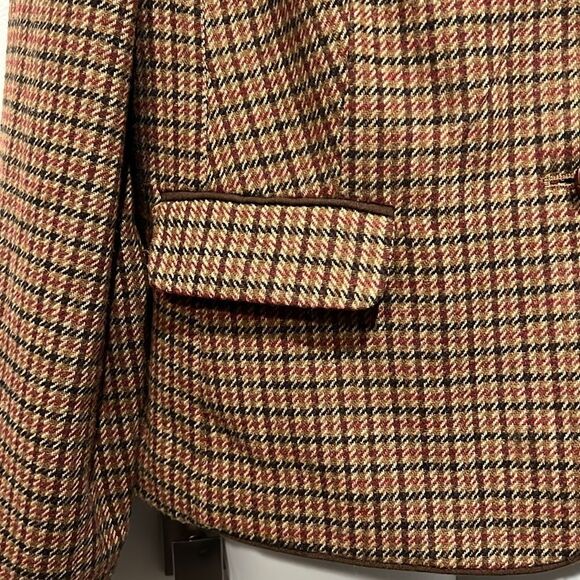 Traditions Vintage Houndstooth Checked Lined Blazer Size‎ 14P - Picture 4 of 13